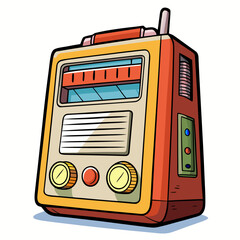 retro radio set
