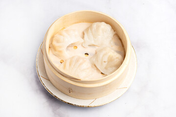 Ravioli crevette vapeur