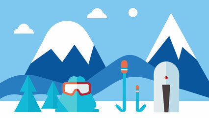 winter mountain landscape