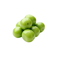 Close-up of a Pile of Fresh Green Olives