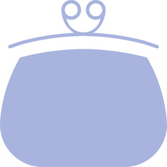 Ladies Purse In Fill Icon