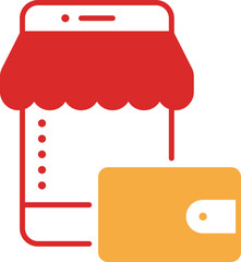 Mobile Wallet  In Fill Icon