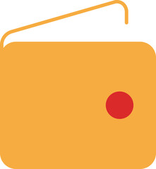Simple Wallet In Fill Icon