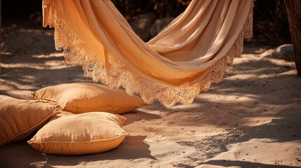 Sunlight Through Cotton: A Soothing Textile Illumination