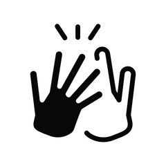 collaboration solid icon vector design good for web or mobile app