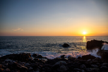 Sunset at Cape Daisen in Kochi Prefecture, Japan
