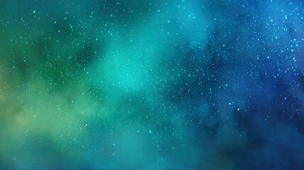 Turquoise and Blue Galaxy Sparkles, a mesmerizing cosmic background with a sense of wonder and awe, great for designs.