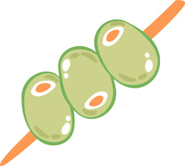 Olives for garnishing dishes and drinks