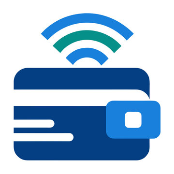 Digital Wallet With NFC Symbol