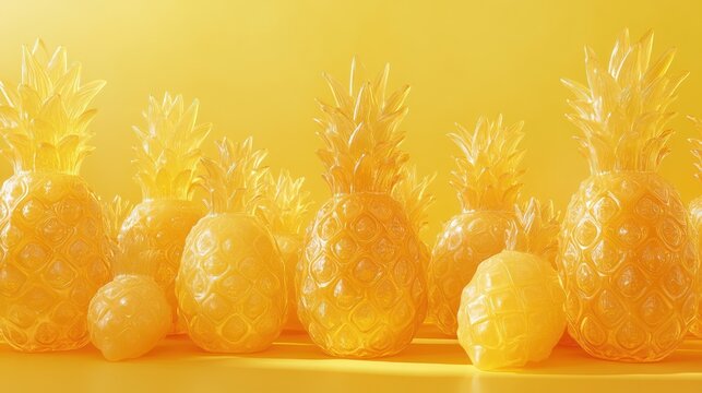 Golden Pineapple Arrangement: A symphony of tropical allure and radiant sunshine