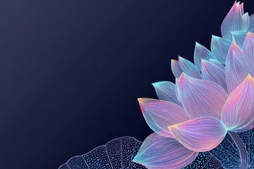 Ethereal waveformism is showcased in a beautiful fractal flower set against a gorgeous fantasy digital background