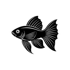 Obraz premium Beta Fish Clipart Vector Illustration