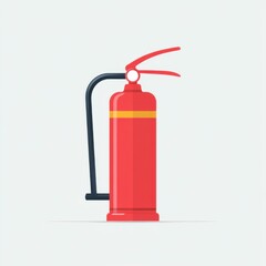 Obraz premium Fire Extinguisher Use Position Red