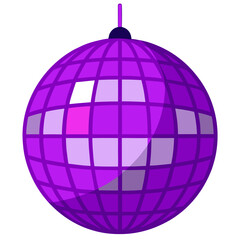 Party Disco Ball Icon Illustration