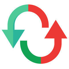 Undo And Redo Arrows Icon Art