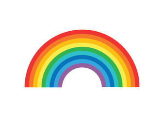 Fototapeta premium Rainbow Vector, Rainbow Icon Illustration