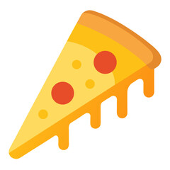 Pizza Slice: Melted Cheese

