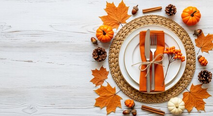 Autumn Thanksgiving Table Setting: Festive Fall Decor & Place Setting Ideas for a Warm Gathering