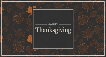 Thanksgiving Background: Elegant Autumnal Design for Fall Celebrations & Festive Greetings