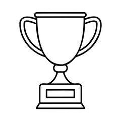 Trophy cup award symbol winner victory