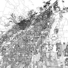 Obraz premium 3D illustration of city and urban in Boise Idaho USA