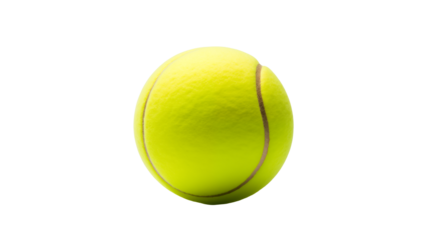 Vivid yellow tennis ball against a clean black backdrop offers visual simplicity and focus