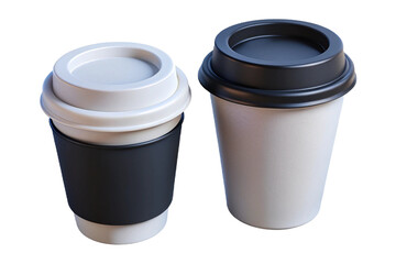 Disposable Coffee Cups with Sleeves and Lids – Stylish To-Go Drinkware for Everyday Use