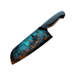 Halloween Haunted House Chef's Knife - Spooky Kitchen Decor