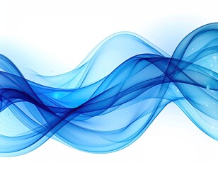 Abstract blue wavy design (5)