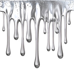 Liquid splash on white background
