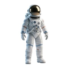 Astronaut in Space Suit: A detailed image of an astronaut in a pristine spacesuit, ready for a cosmic journey, exploring the frontiers of space.