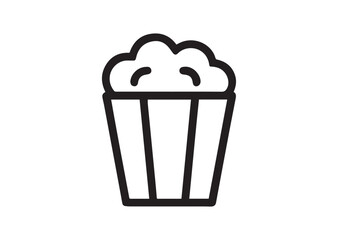 Popcorn Vector , Popcorn box Icon