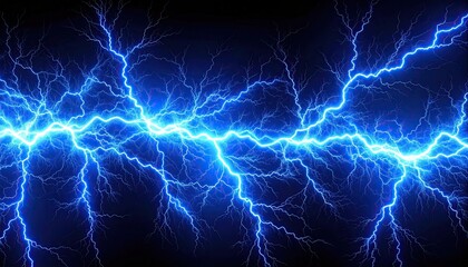 Naklejka premium Abstract electric lightning image