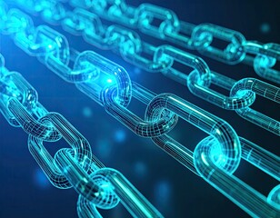 Abstract chain, digital network