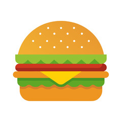 National Cheeseburger Day - Cheeseburger: Minimal Vector

