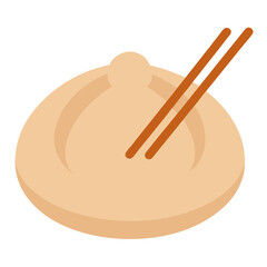 National Dumpling Day - Dumpling: Minimal Vector

