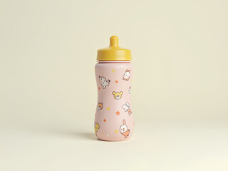 pink baby bottle