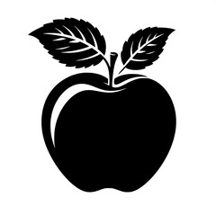 Apple with Leaf