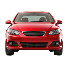 car isolated on transparent white background, clipping path