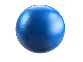 Obraz premium realistic school gym ball cover mockup, side view with a patch, isolated on transparent background