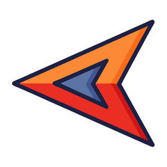 high voltage sign on white background