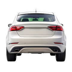 car isolated on transparent white background, clipping path