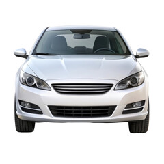 car isolated on transparent white background, clipping path
