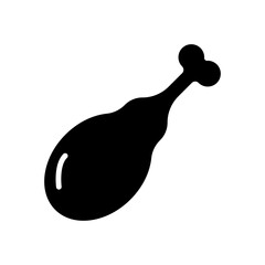 Chicken Drumstick   Icon Design