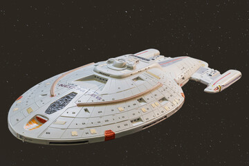 Backbordansicht der Voyager