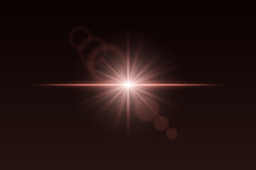 Soft light burst with glow beams and subtle flare rings. Central shine effect for magical visual scenes or transitions.