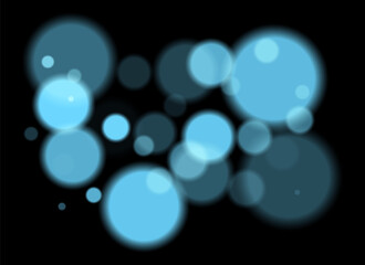 Colorful glowing circles with soft blur create floating dreamy composition. Overlapping round shapes form gentle visual flow on dark background with subtle light transitions.