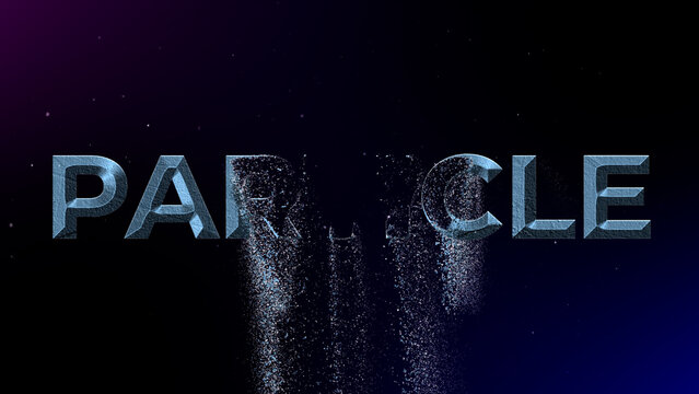 Particle Metal Logo And Title Reveal