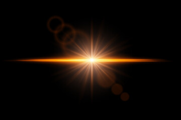 Intense bright flare burst with radial beams and lens reflection. Central explosion of light on dark background.