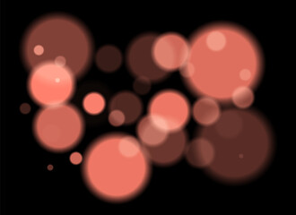 Colorful glowing circles with soft blur create floating dreamy composition. Overlapping round shapes form gentle visual flow on dark background with subtle light transitions.